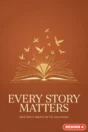Black History Month poster Design 4 – Every story matters: open book with birds and sunrise