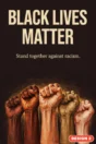 Black Lives Matter poster Design 2 – raised fists in many skin tones: stand together against racism