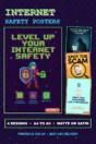 Internet safety posters for schools – four printed internet safety poster designs, A4 to A0