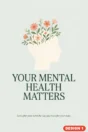 Mental health awareness poster Design 1 – Your mental health matters: look after your mind the way you look after your body