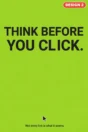 Online safety poster Design 2 – Think before you click. Not every link is what it seems