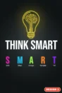 SMART rules poster Design 3 – Think SMART light bulb: Safe, Meet, Accept, Reliable, Tell