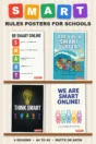 SMART rules posters for schools – four printed SMART rules poster designs, A4 to A0