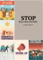 Stop Bullying posters for schools – five printed anti-bullying poster designs