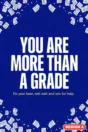 Stress awareness poster Design 4 – You are more than a grade: exam stress poster for students